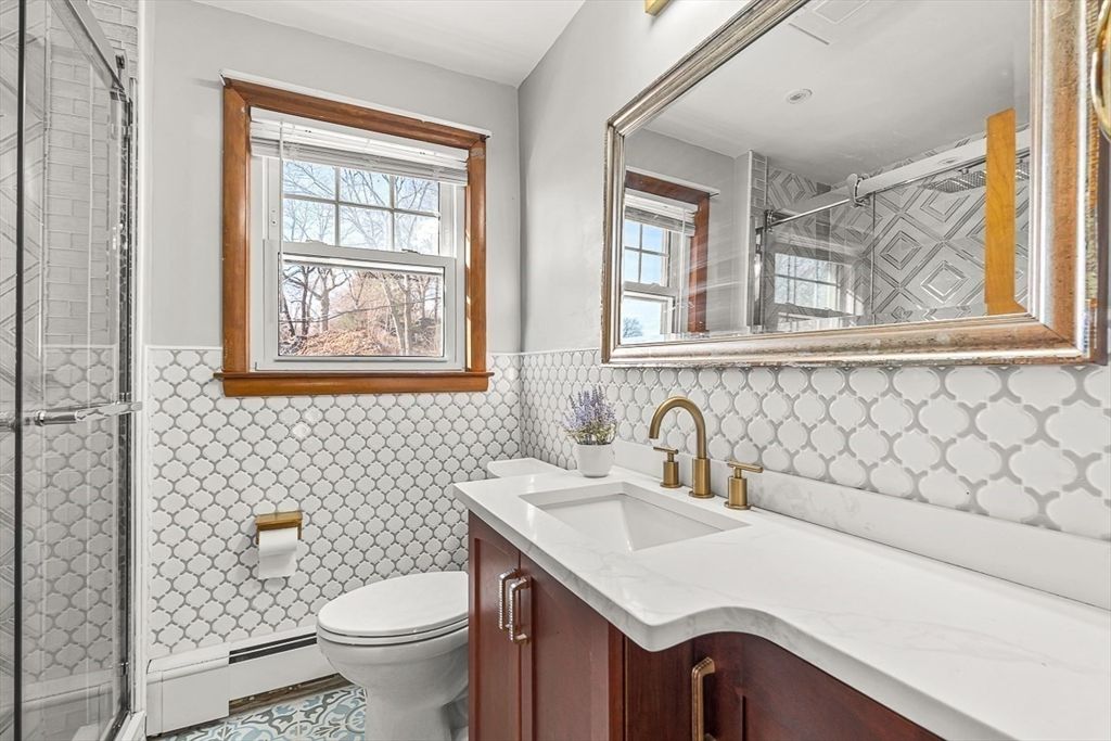 Bathroom, Glass Shower, Interior