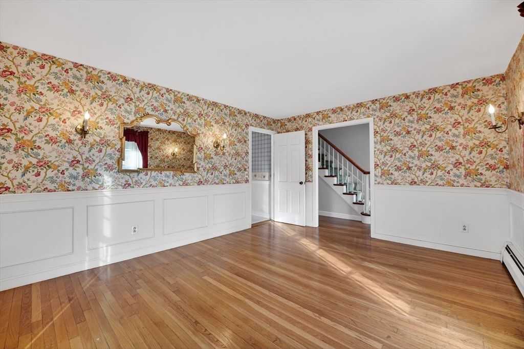 Empty room, Interior, Wood Texture Flooring