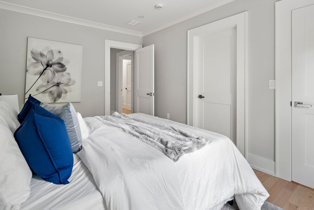 Bedroom, Interior, Wood Texture Flooring