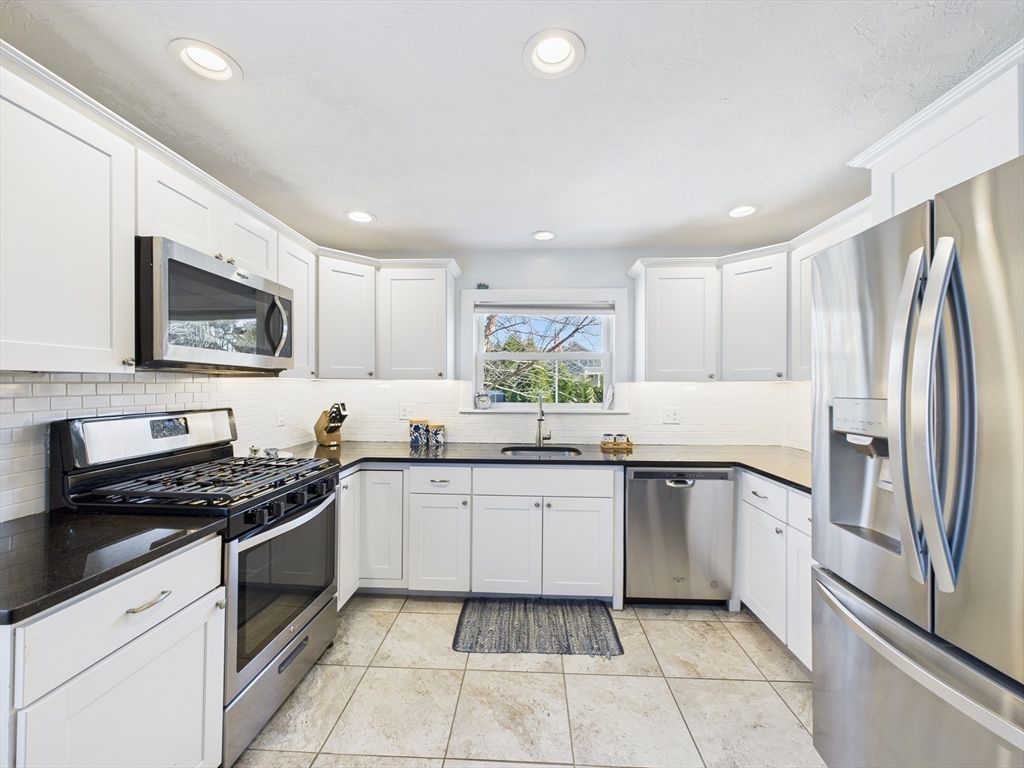 Interior, Kitchen, Recessed Lighting, Stainless Steel Appliances