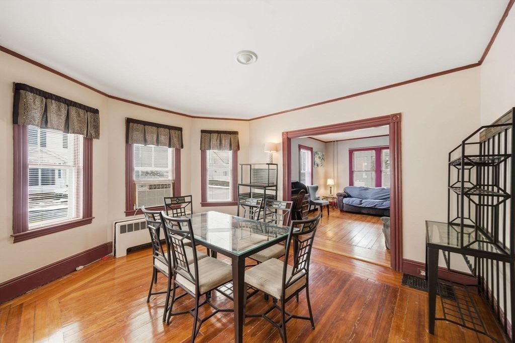 Dining room, Interior, Wood Texture Flooring