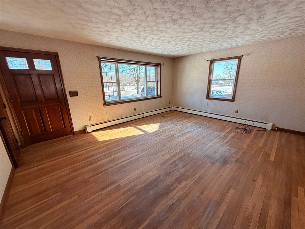 Empty room, Interior, Wood Texture Flooring