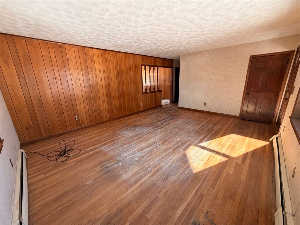 Empty room, Interior, Wood Texture Flooring, Wooden Walls