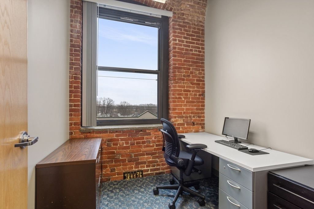 Home Office, Interior, Stone Walls