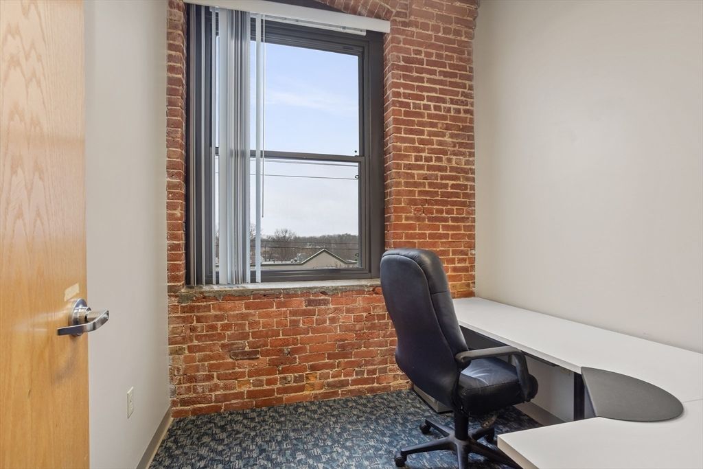 Home Office, Interior, Stone Walls