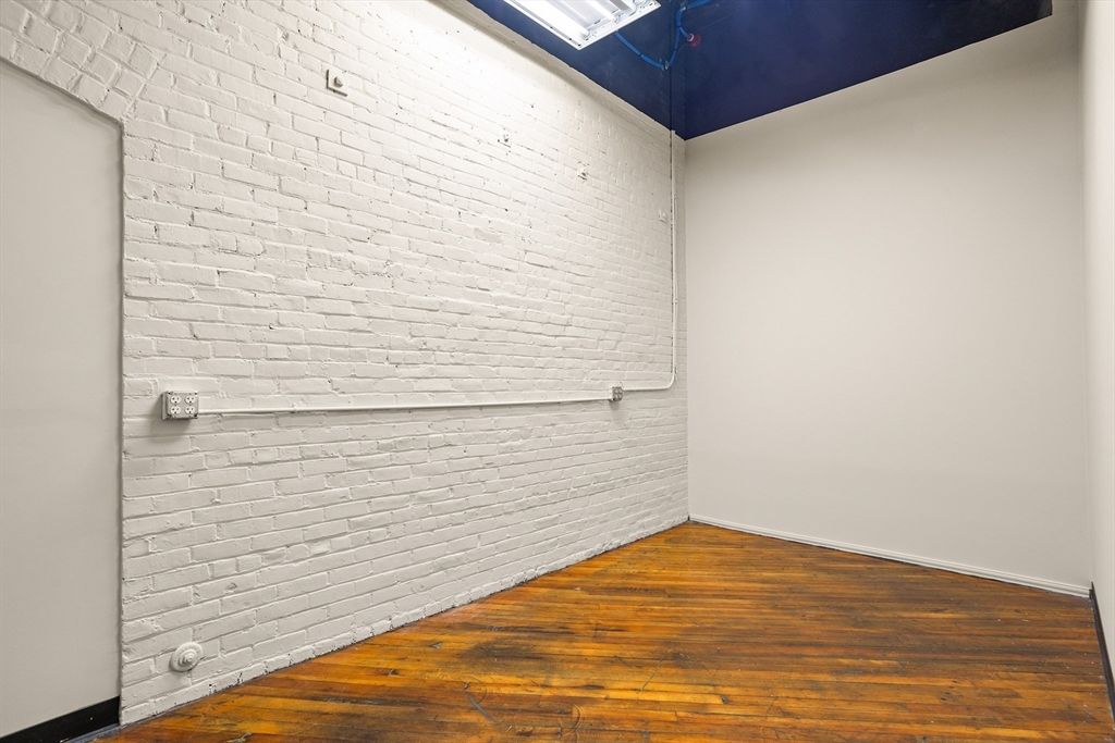 Empty room, Interior, Stone Walls, Wood Texture Flooring