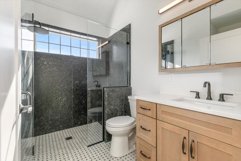Bathroom, Glass Shower, Interior