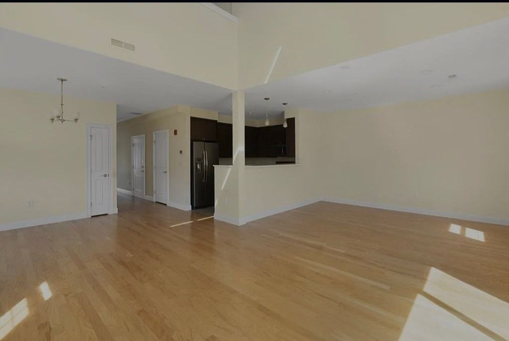 Empty room, Interior, Kitchen, Wood Texture Flooring