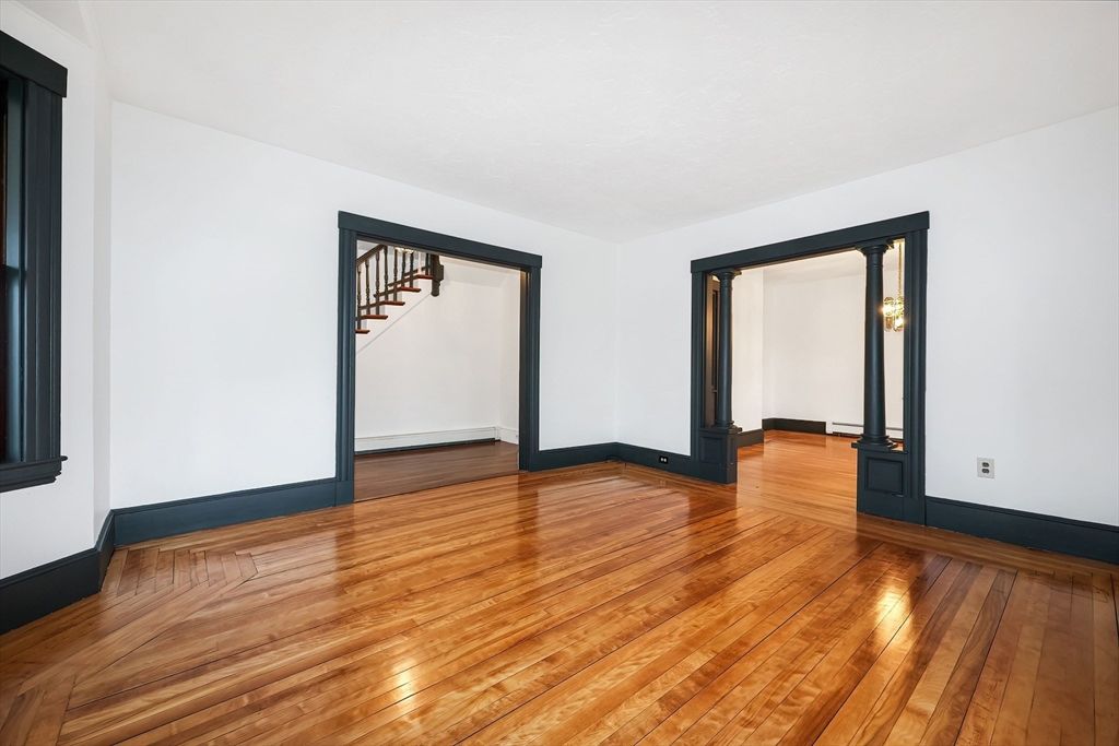 Empty room, Interior, Wood Texture Flooring