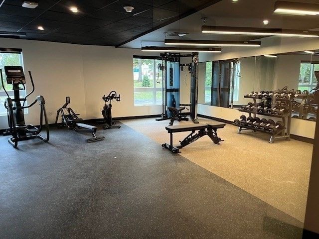 Fitness Equipment, Interior, Recessed Lighting