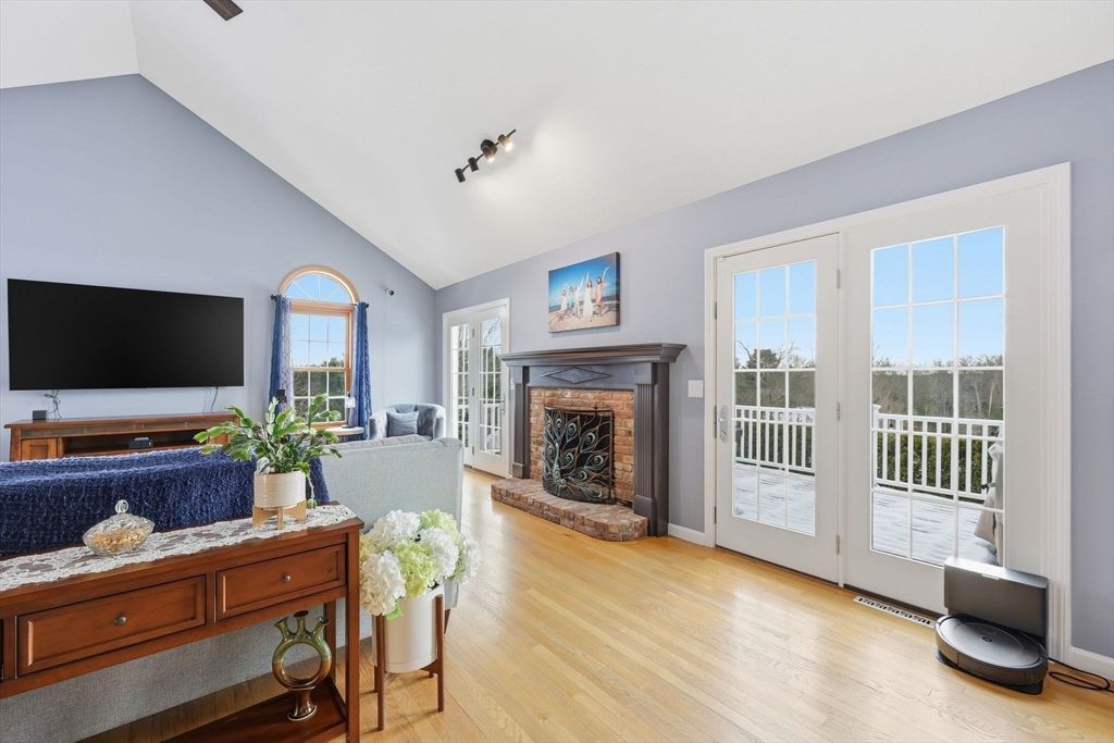 Fireplace, Interior, Living room, Wood Texture Flooring