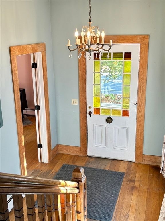 Chandelier, Interior, Wood Texture Flooring