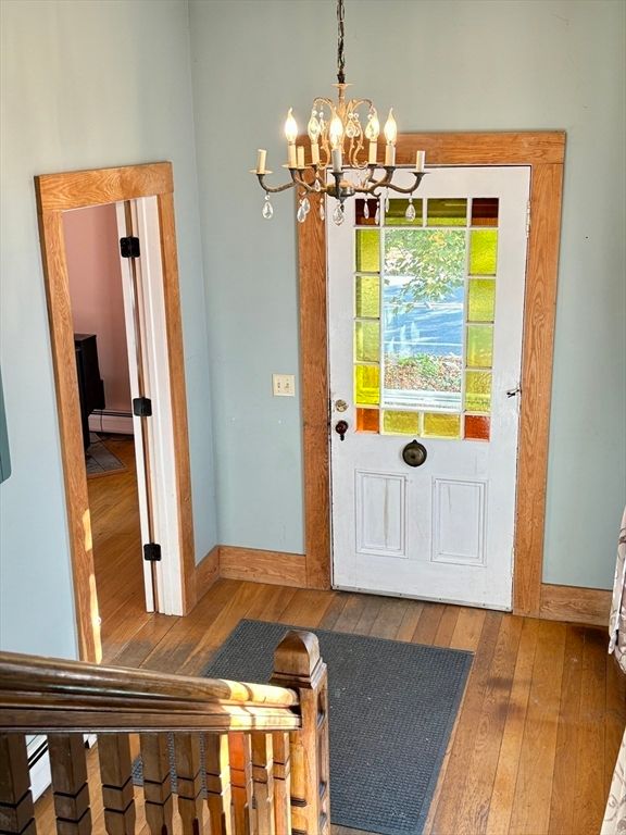 Chandelier, Interior, Wood Texture Flooring
