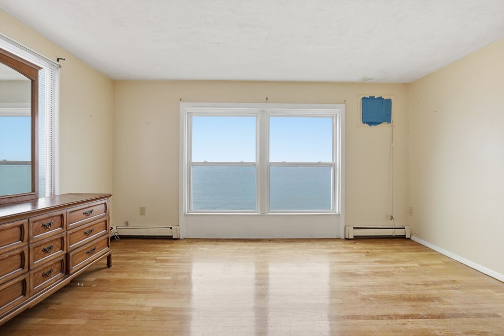 Empty room, Interior, Water, Wood Texture Flooring