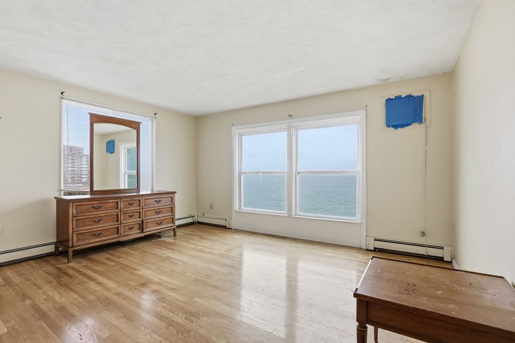 Empty room, Interior, Water, Wood Texture Flooring