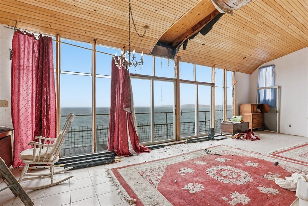 Interior, Pendant Lights, Water, Wooden Ceilings