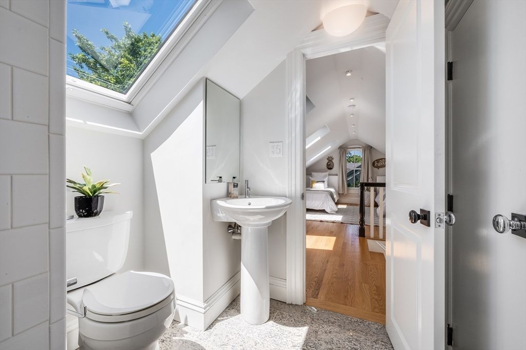 Bathroom, Interior, Wood Texture Flooring