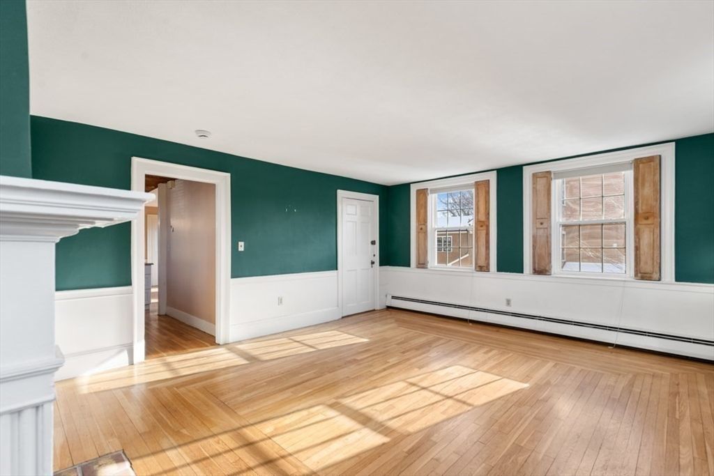 Empty room, Interior, Wood Texture Flooring