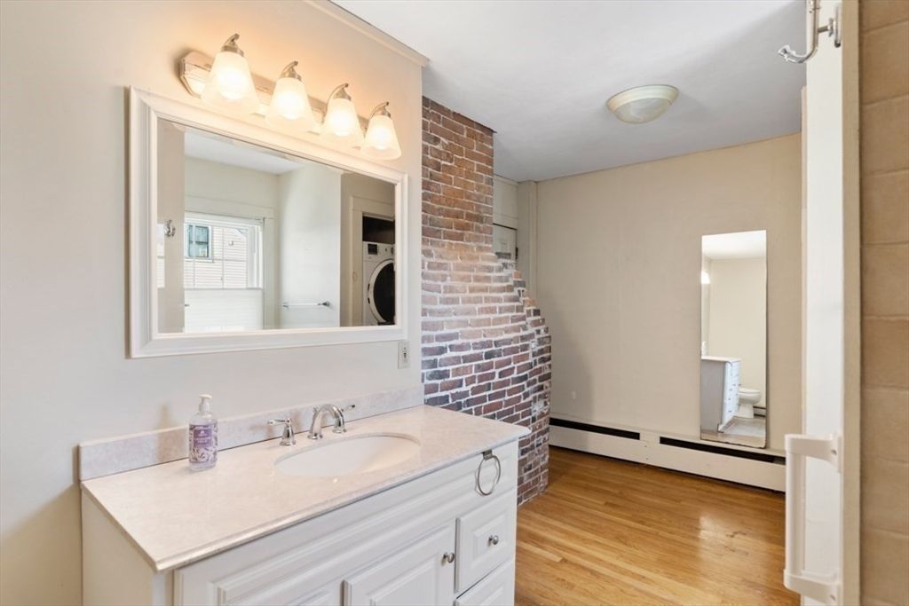 Bathroom, Interior, Wood Texture Flooring