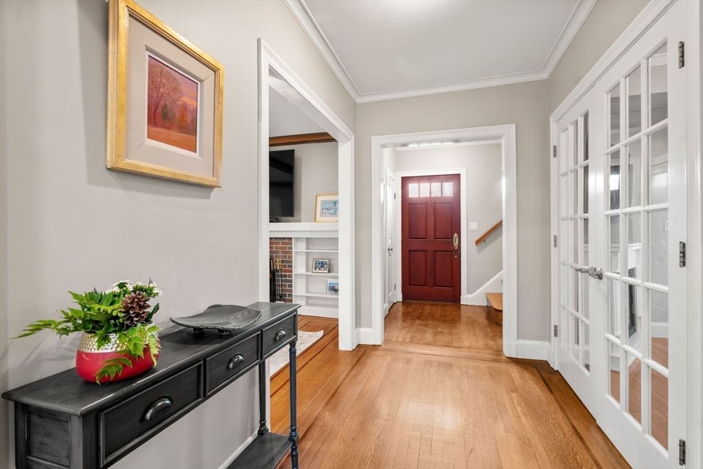 Fireplace, Interior, Wood Texture Flooring