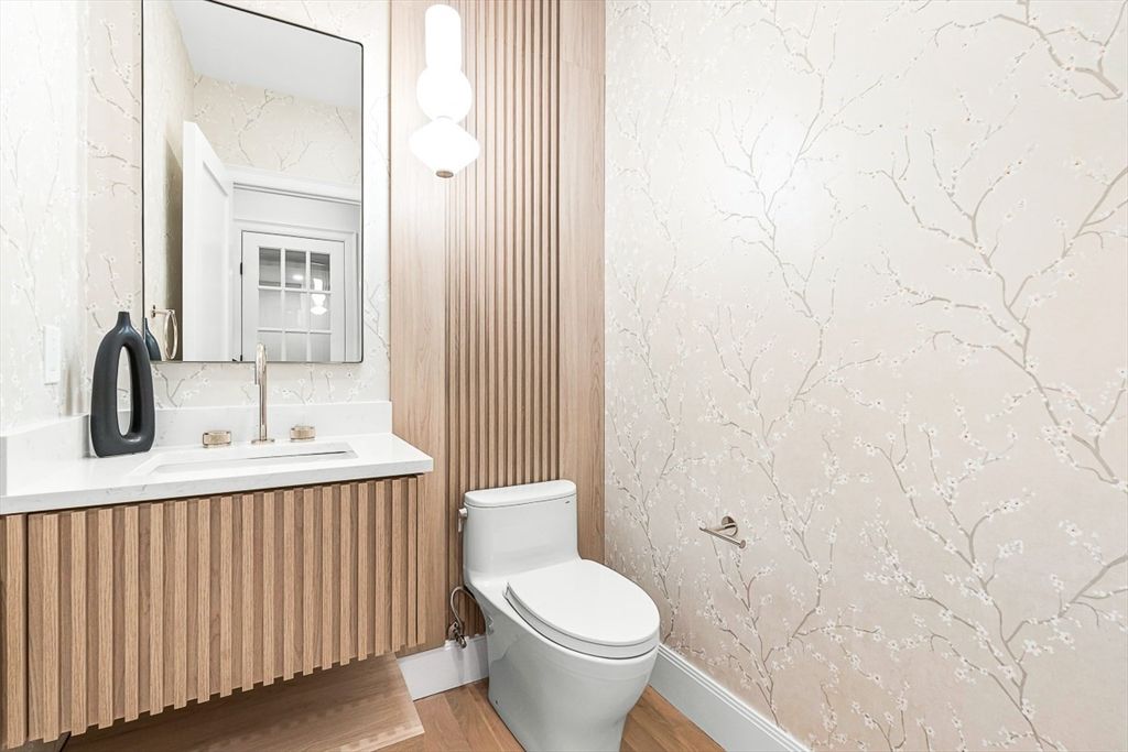 Bathroom, Interior, Wood Texture Flooring