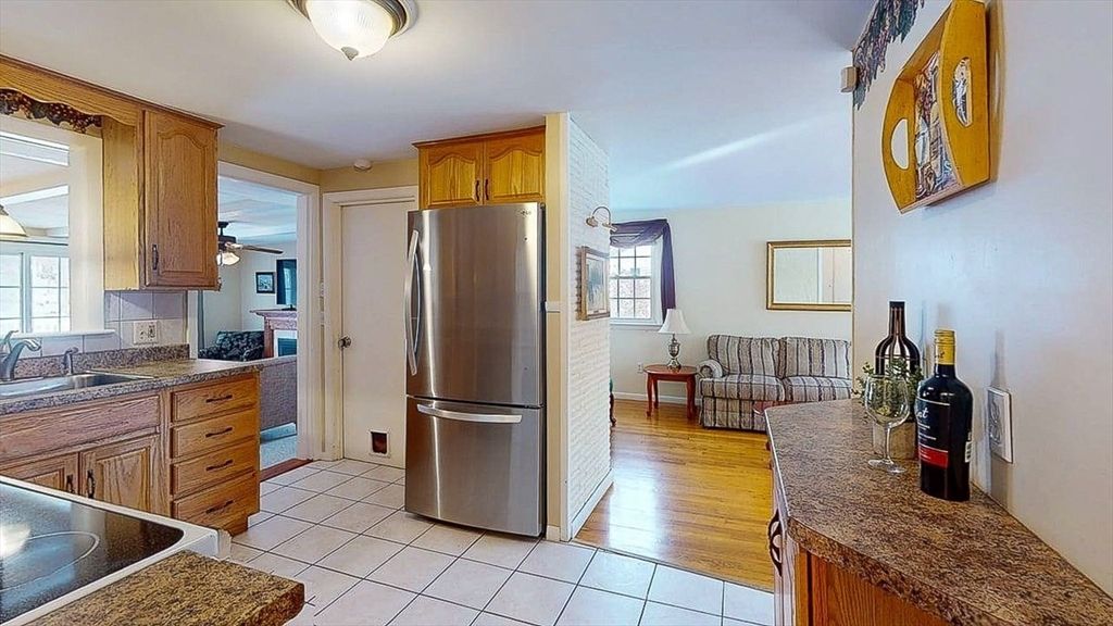 Interior, Kitchen, Living room, Wood Texture Flooring