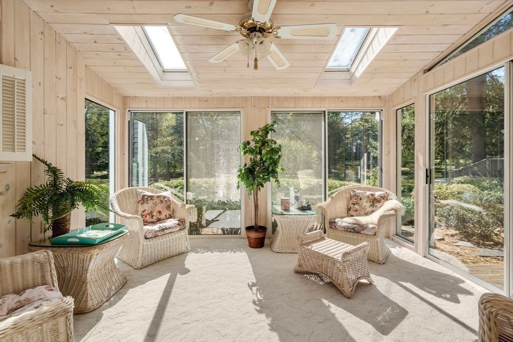 Interior, Sun Room, Wooden Ceilings, Wooden Walls
