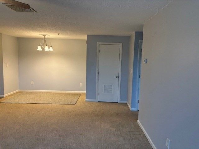 Chandelier, Empty room, Interior