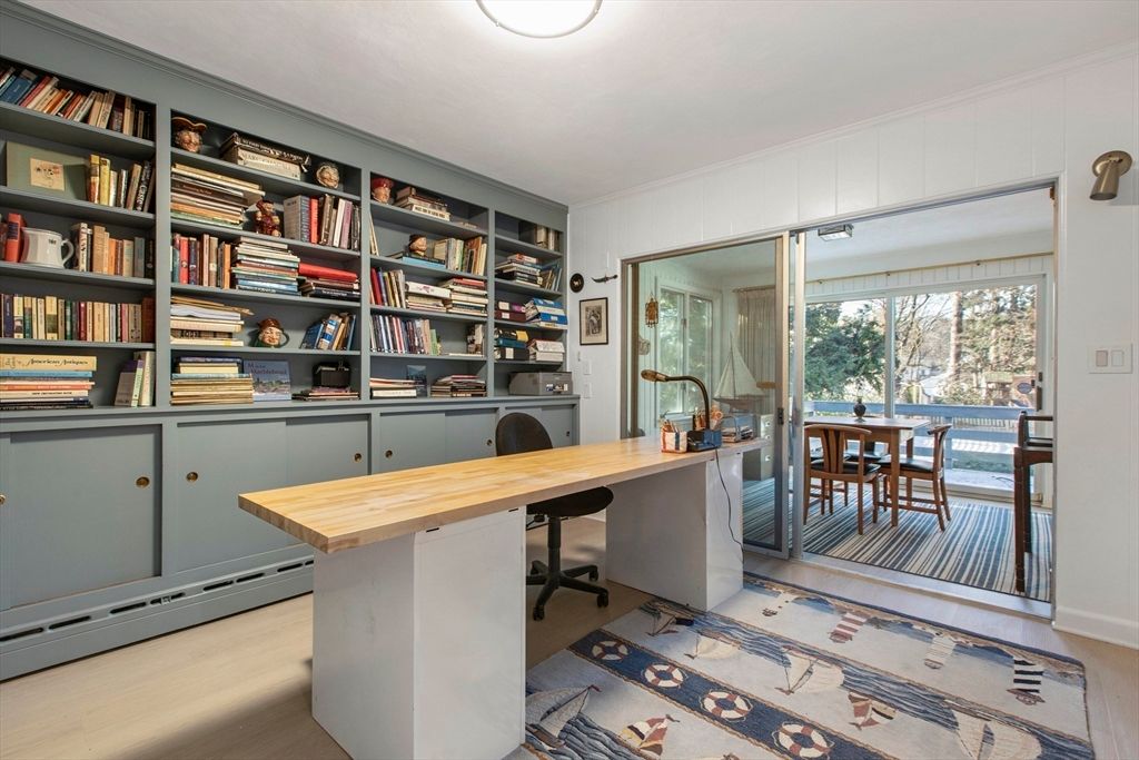 Home Office, Interior, Wood Texture Flooring