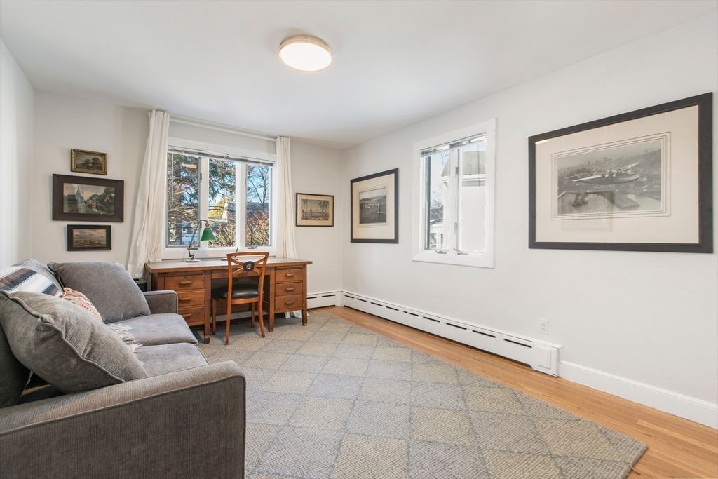 Home Office, Interior, Wood Texture Flooring