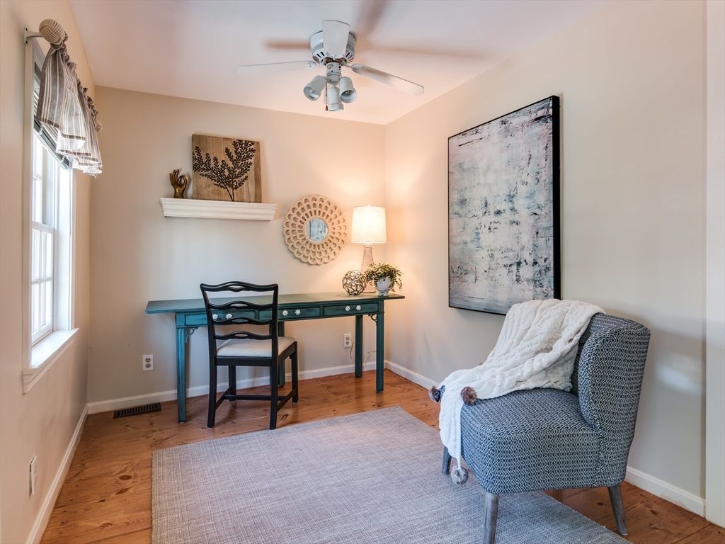 Home Office, Interior, Wood Texture Flooring