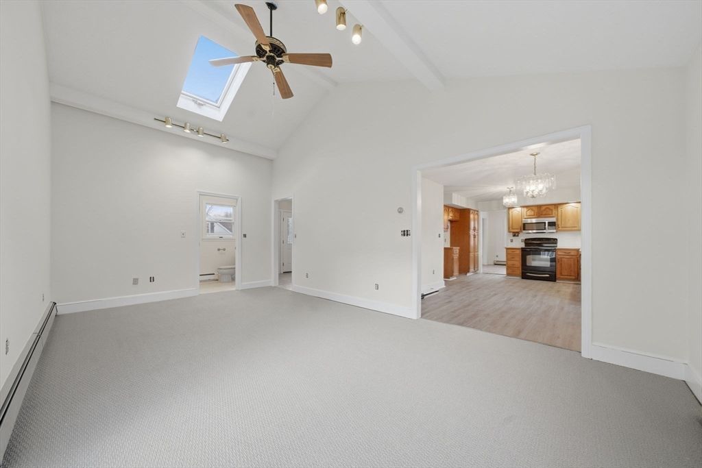 Chandelier, Empty room, Interior, Kitchen, Wood Texture Flooring