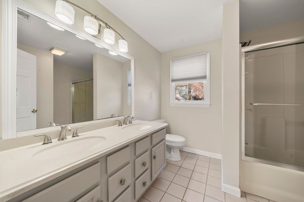 Bathroom, Dual Sink Vanities, Glass Shower, Interior