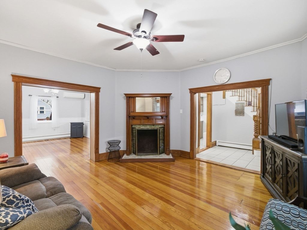 Fireplace, Interior, Living room, Wood Texture Flooring