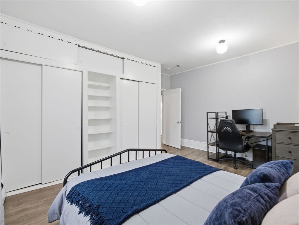 Bedroom, Home Office, Interior, Wood Texture Flooring