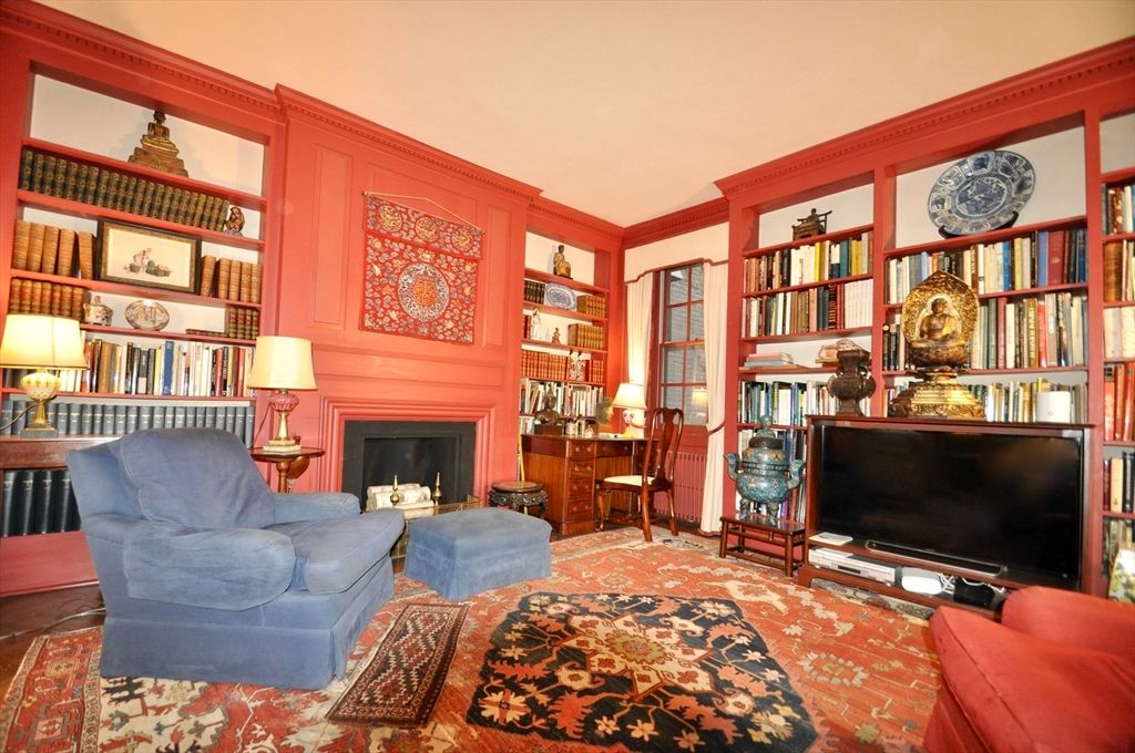 Fireplace, Home Office, Interior, Living room