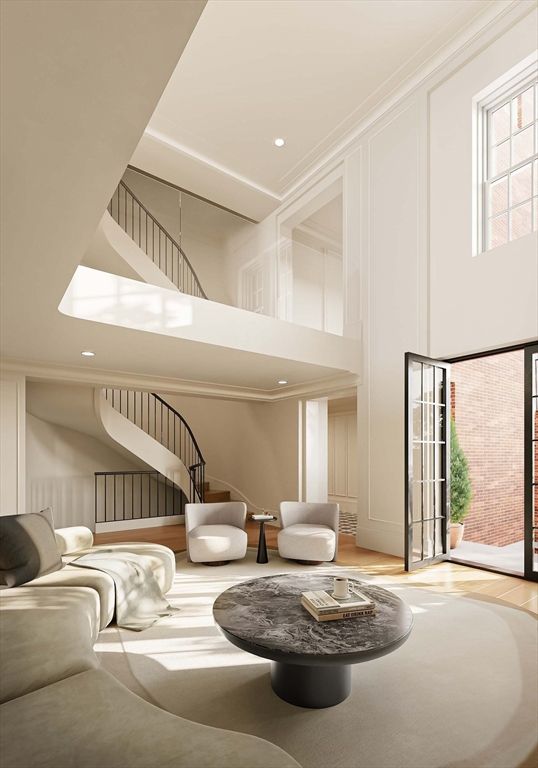 Interior, Recessed Lighting, Wood Texture Flooring