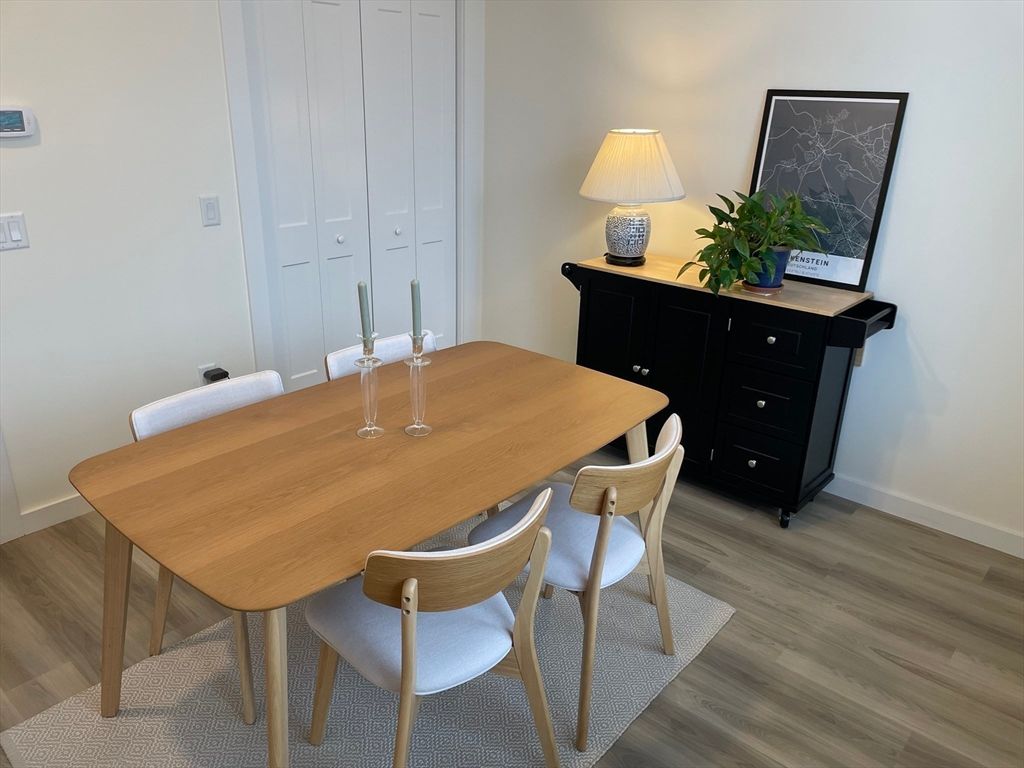 Dining room, Interior, Wood Texture Flooring
