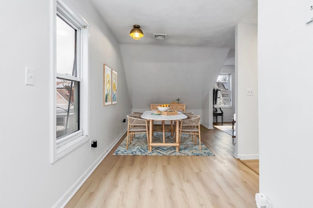 Dining room, Interior, Wood Texture Flooring