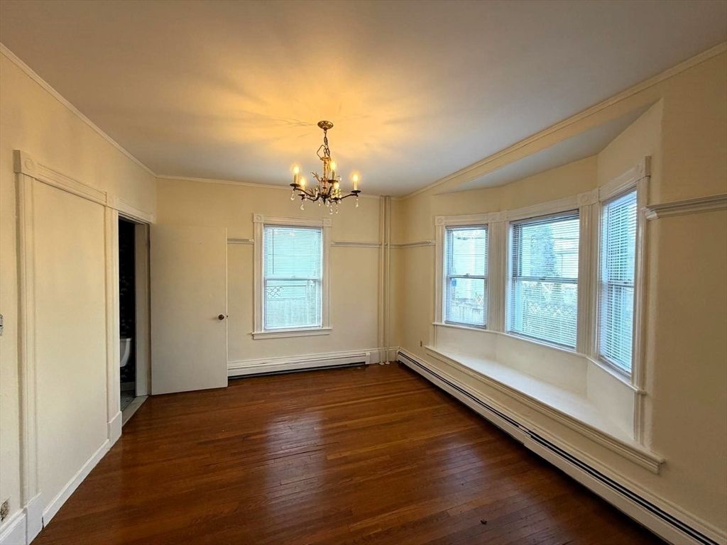 Chandelier, Empty room, Interior, Wood Texture Flooring