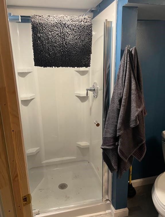 Bathroom, Glass Shower, Interior