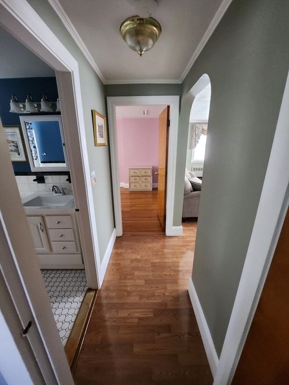 Bathroom, Interior, Wood Texture Flooring