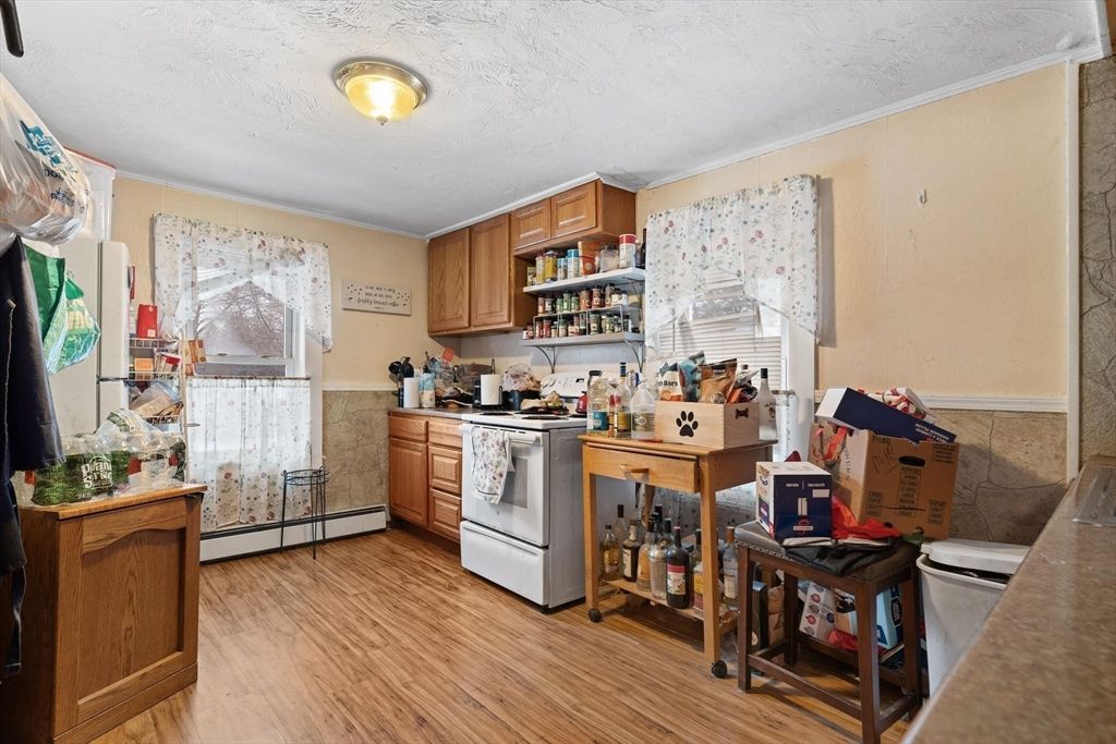 Interior, Kitchen, Wood Texture Flooring