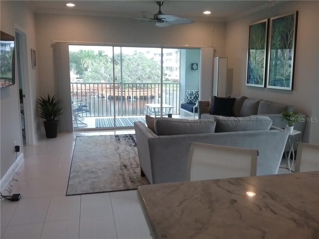 Interior, Living room, Recessed Lighting