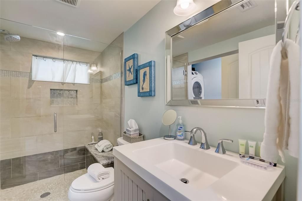 Bathroom, Glass Shower, Interior