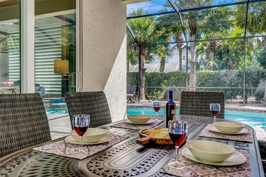 Dining room, Glass Ceilings, Interior, Pool, Sun Room