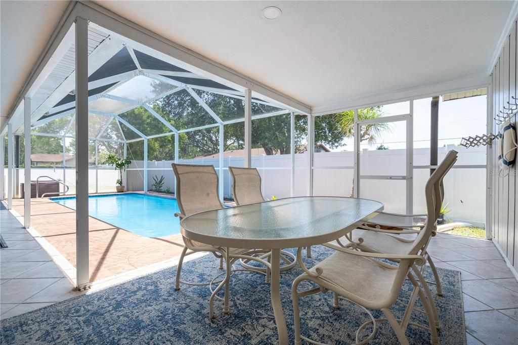 Dining room, Glass Ceilings, Interior, Pool, Sun Room