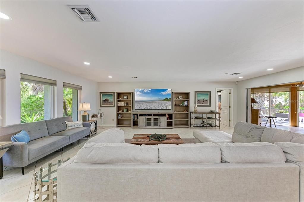 Interior, Living room, Recessed Lighting