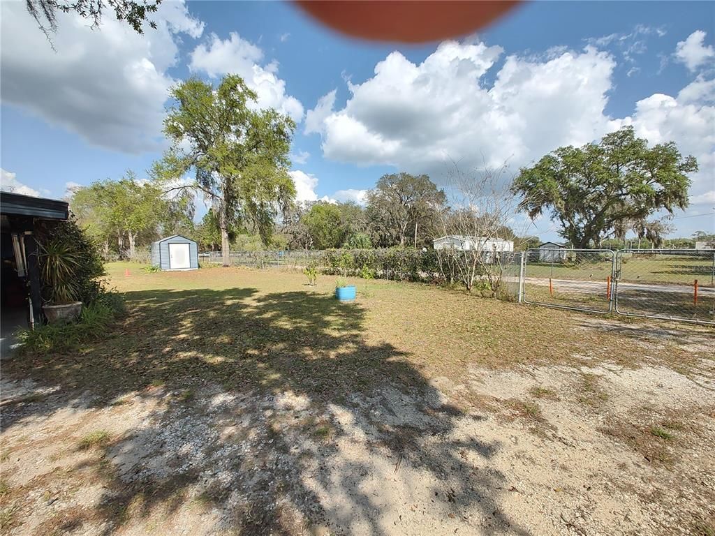 Backyard, Detached Garage, Exterior