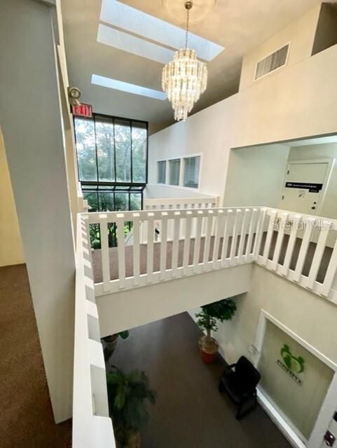 Chandelier, Interior